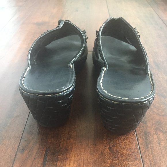 Floral Mule Wedge Sandals - Picture 5 of 7